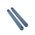 Altamont Grip Panel for ASD E-Brake – Blue/Black G10, Dimple Texture